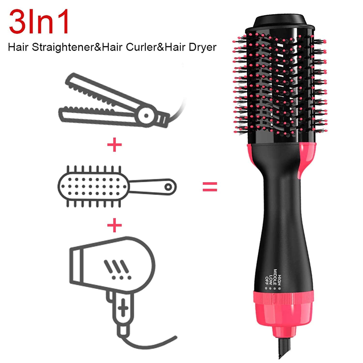 3 In 1 Hair Dryer Brush